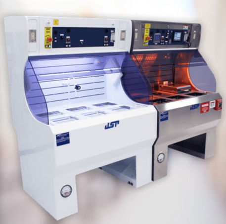 Manual, Semi-Automated, and Fully Automated Wet Processing Equipment w/ Dry In – Dry Out Capability